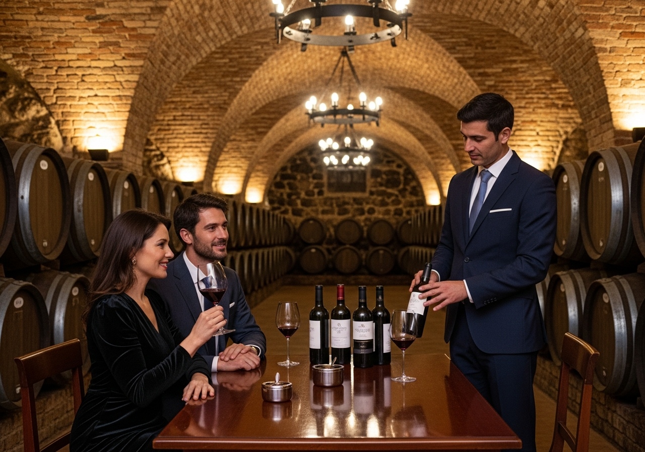Catas de vino en bodegas históricas
